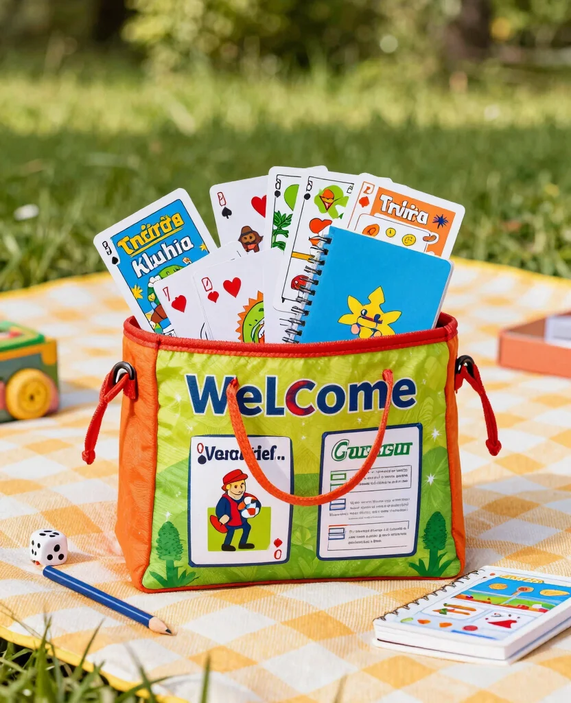 Creative Destination Wedding Welcome Bag Ideas Your Guests Will Love - 9. Mini Games for Entertainment 1