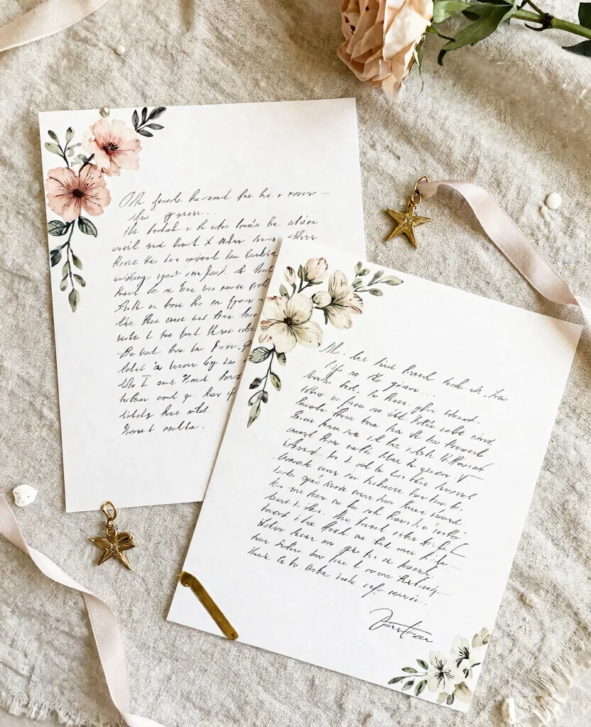 Creative Ways to Ask Your Bridesmaids: Unique Gift Ideas for a Memorable Proposal - 3. Handwritten Letters 1