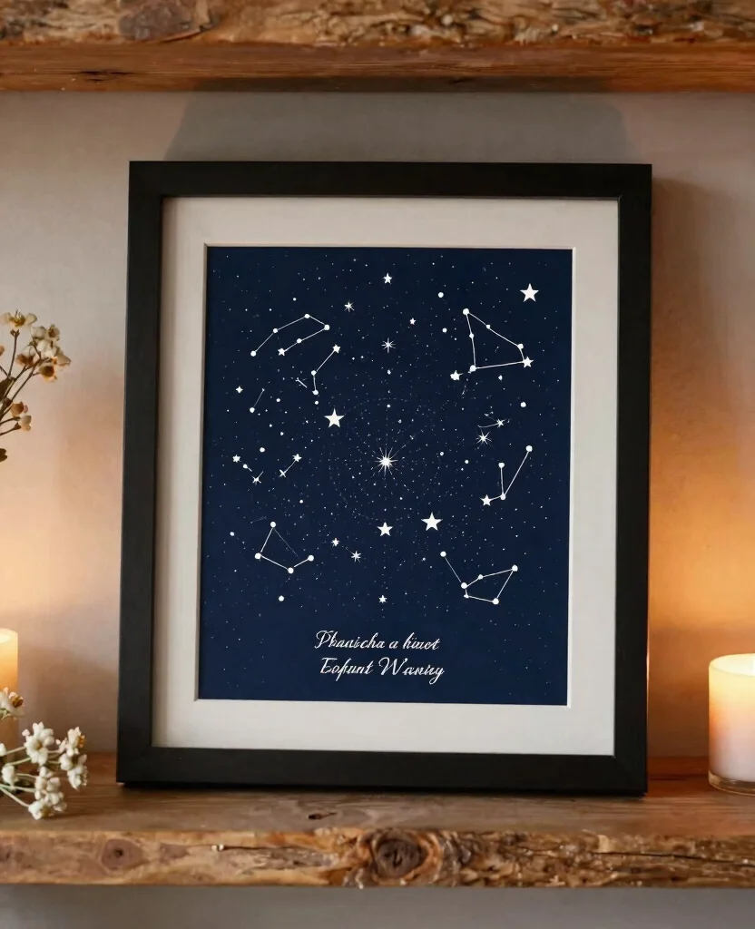 Creative Wedding Gift Ideas for Your Best Friend That Will Melt Their Heart - 1. Custom Star Map 1