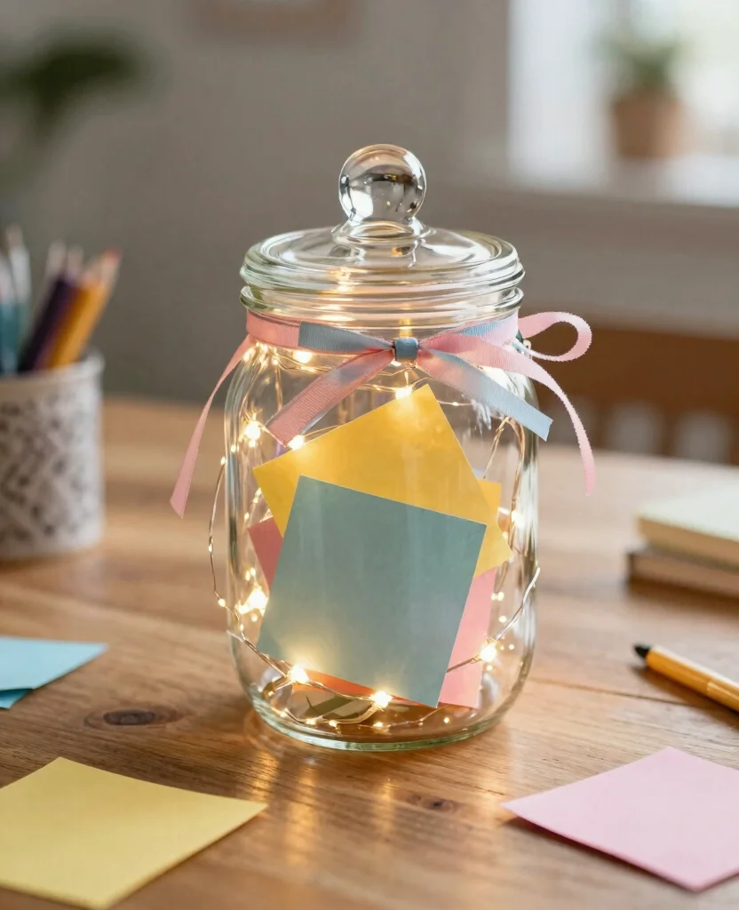 Creative and Easy DIY Wedding Gift Ideas to Make Your Love Stand Out - 4. Memory Jar 1