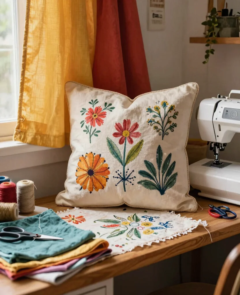 Creative and Easy DIY Wedding Gift Ideas to Make Your Love Stand Out - 5. Handmade Decorative Pillows 1