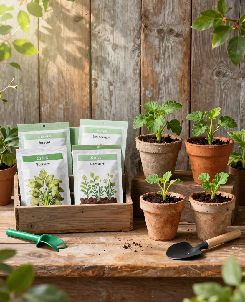 Creative and Easy DIY Wedding Gift Ideas to Make Your Love Stand Out - 8. Garden Starter Kit 1