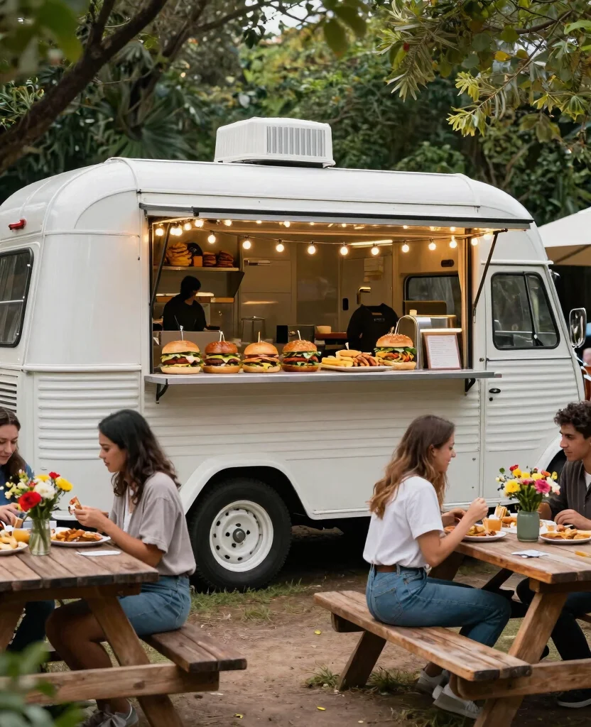 Delicious Wedding Food & Cocktails Trends to Elevate Your Modern Celebration - 2. Gourmet Food Trucks 1