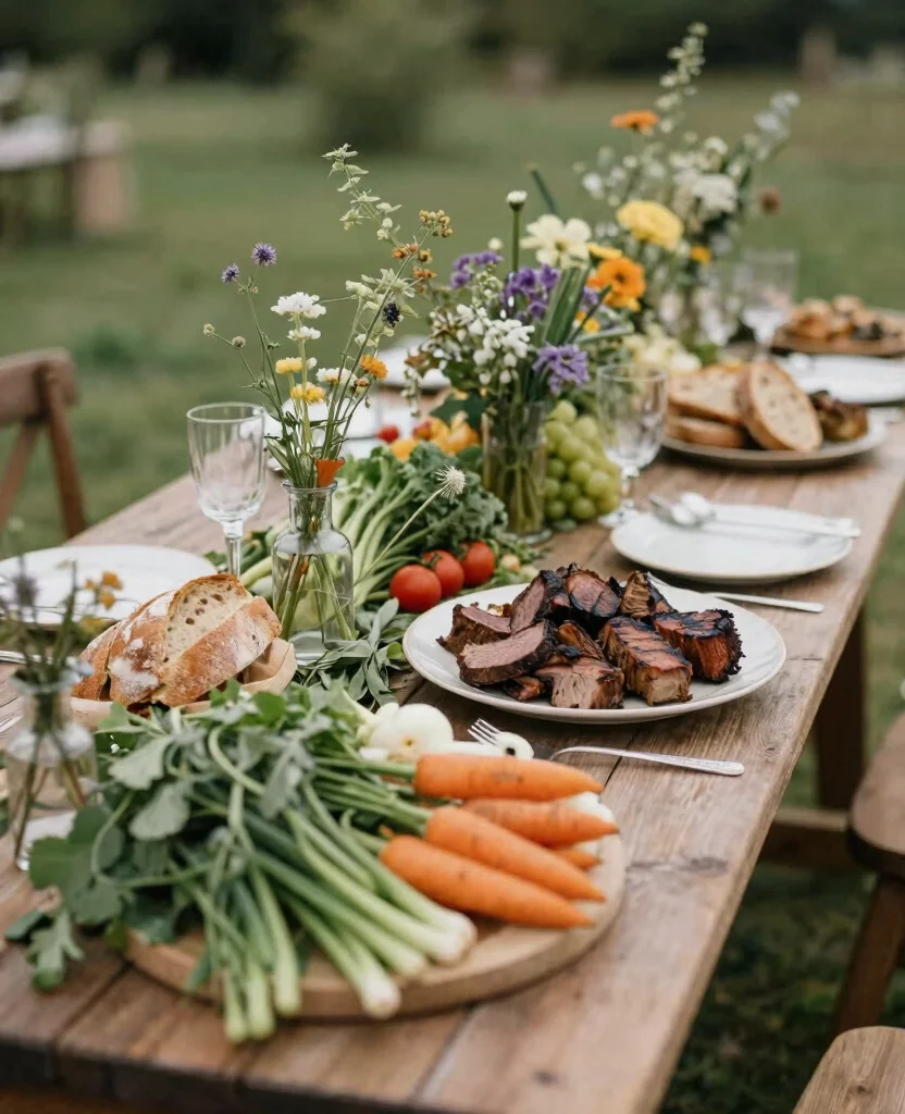 Delicious Wedding Food & Cocktails Trends to Elevate Your Modern Celebration - 5. Farm-to-Table Catering 1