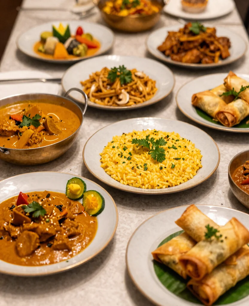 Delicious Wedding Food & Cocktails Trends to Elevate Your Modern Celebration - 7. Global Flavors 1