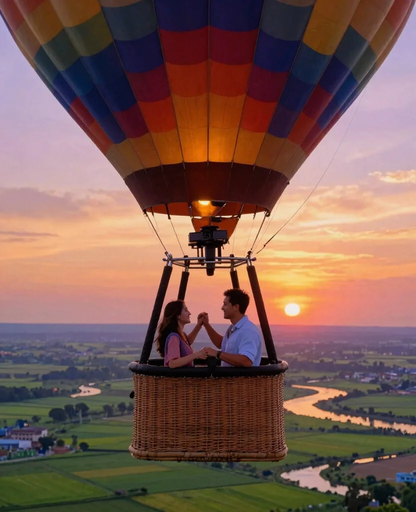 Discover Unique Adventure Ideas for Unforgettable Honeymoon Experiences Together - 3. Hot Air Ballooning Over Scenic Landscapes 1