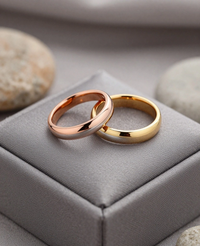 Discover Unique Vintage Wedding Ring Sets That Will Captivate Your Heart Forever - 6. Unique Mixed Metal Magic 1