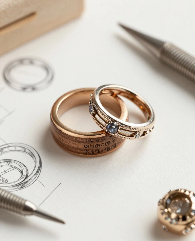 Discover Unique Vintage Wedding Ring Sets That Will Captivate Your Heart Forever - 9. Custom Creations for Unique Souls 1
