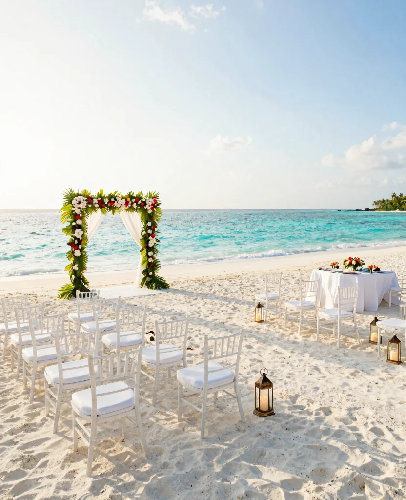 Discover the Best Destination Wedding Venues for an Unforgettable Celebration - 6. Serene Beachfront in the Maldives 1