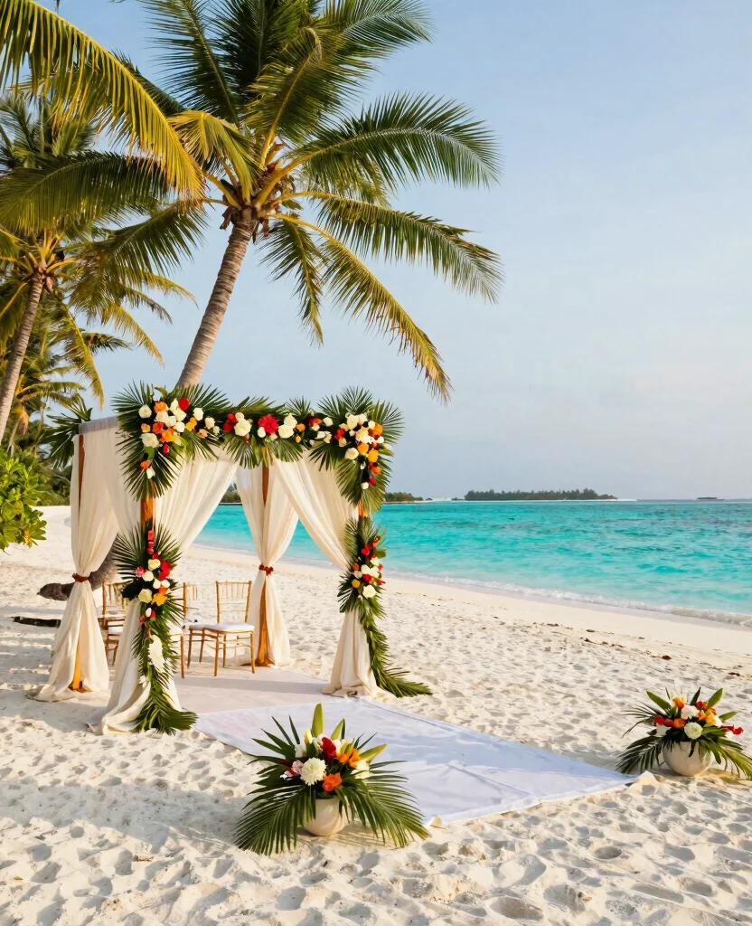 Discover the Most Enchanting Destination Wedding Venues in Europe for Your Dream Day - 3. Beachfront Bliss in the Maldives 1