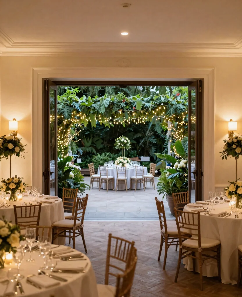 Dreamy Destination Wedding Reception Decor Ideas to Enchant Your Guests - 10. Seamless Indoor-Outdoor Flow 1