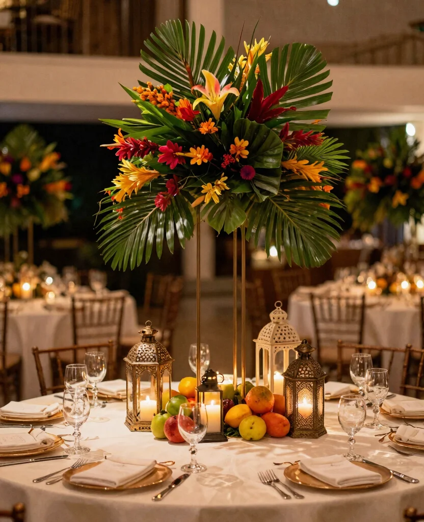 Dreamy Destination Wedding Reception Decor Ideas to Enchant Your Guests - 6. Unique Centerpiece Ideas 1