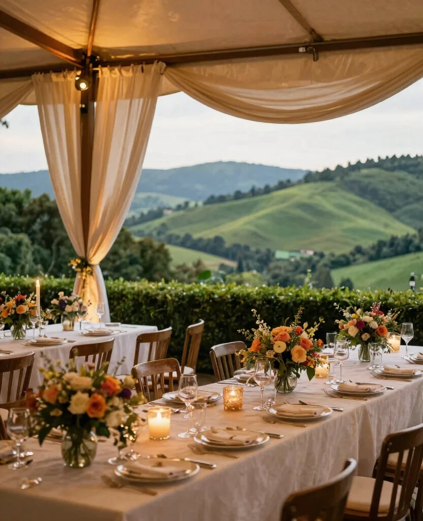Dreamy Destination Wedding Reception Decor Ideas to Enchant Your Guests - 9. Stunning Scenic Backdrops 1