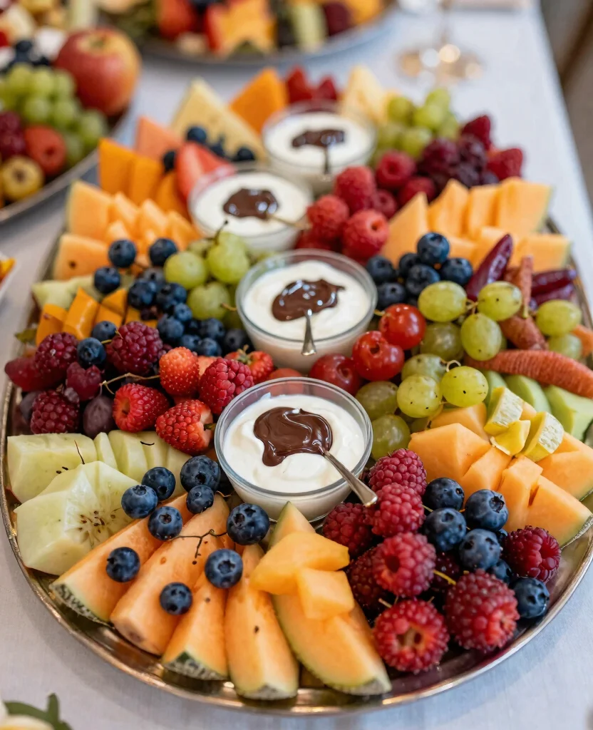 Elegant Wedding Food Ideas to Dazzle Your Dinner Guests at Receptions - 10. Dazzling Fruit Displays 1