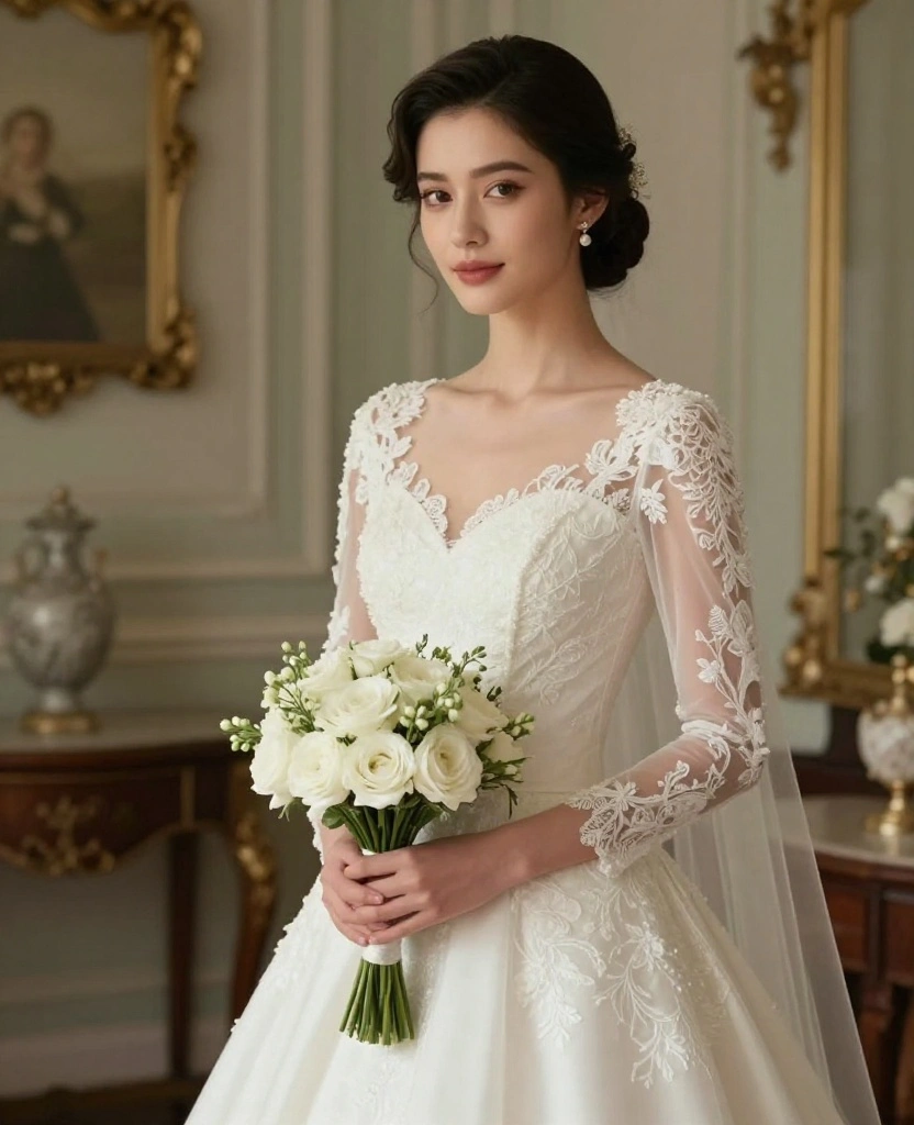 Elevate Your Bridal Look with Stunning Honeymoon-Inspired Bridal Sets - 8. Timeless Classics: Eternal Romance 1