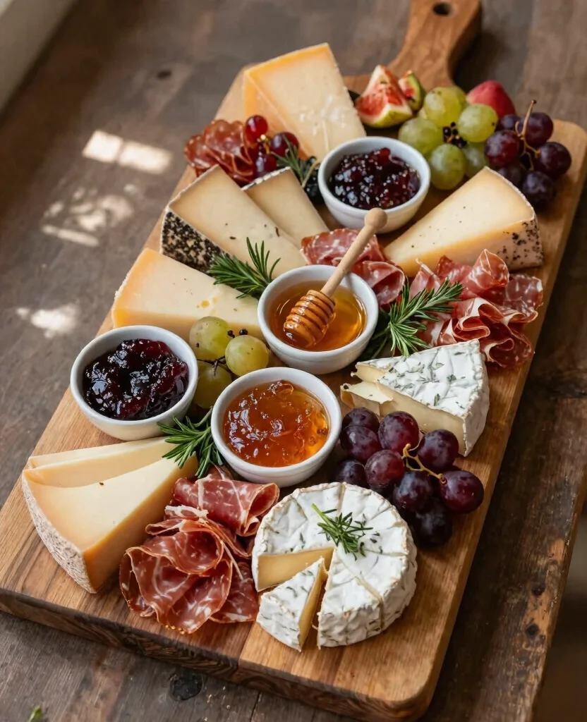 Elevate Your Celebration with Gourmet Wedding Food Stations for Unforgettable Moments - 1. Artisan Charcuterie Boards: A Feast for the Eyes and Palate 1