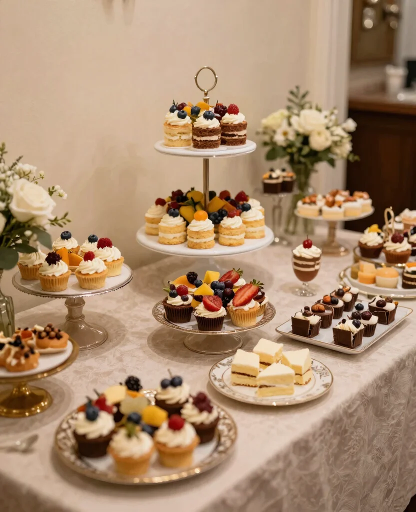Elevate Your Celebration with Gourmet Wedding Food Stations for Unforgettable Moments - 3. Elegant Dessert Stations: Sweet Endings Done Right 1