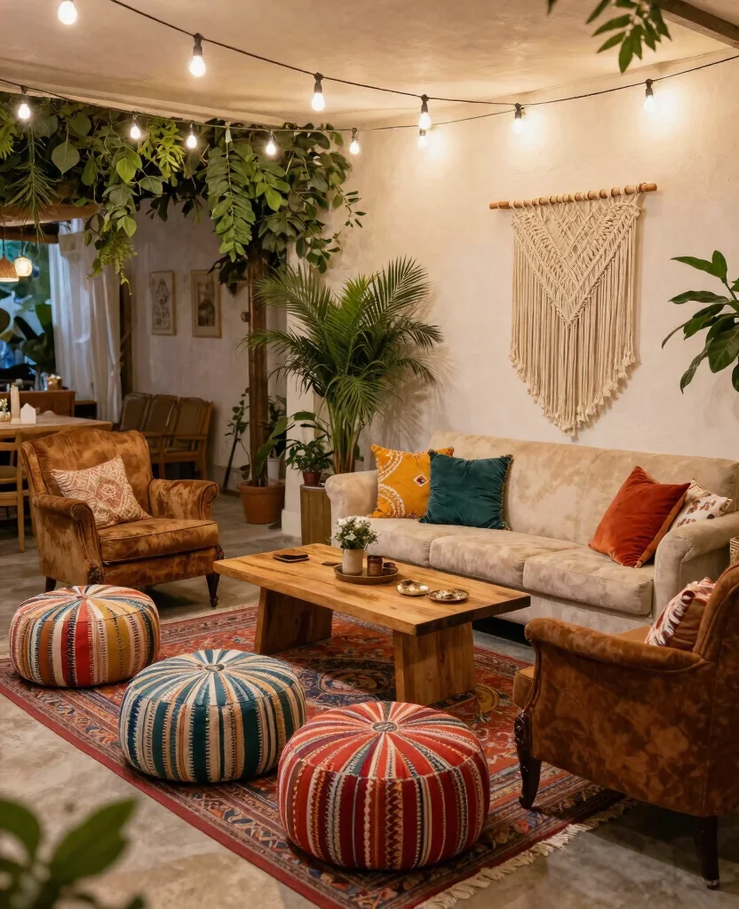 Elevate Your Celebration with Stunning Bohemian Wedding Decor Ideas for a Dreamy Ceremony - 2. Cozy Lounge Areas 1