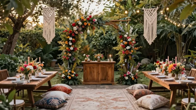 Elevate Your Celebration with Stunning Bohemian Wedding Decor Ideas for a Dreamy Ceremony