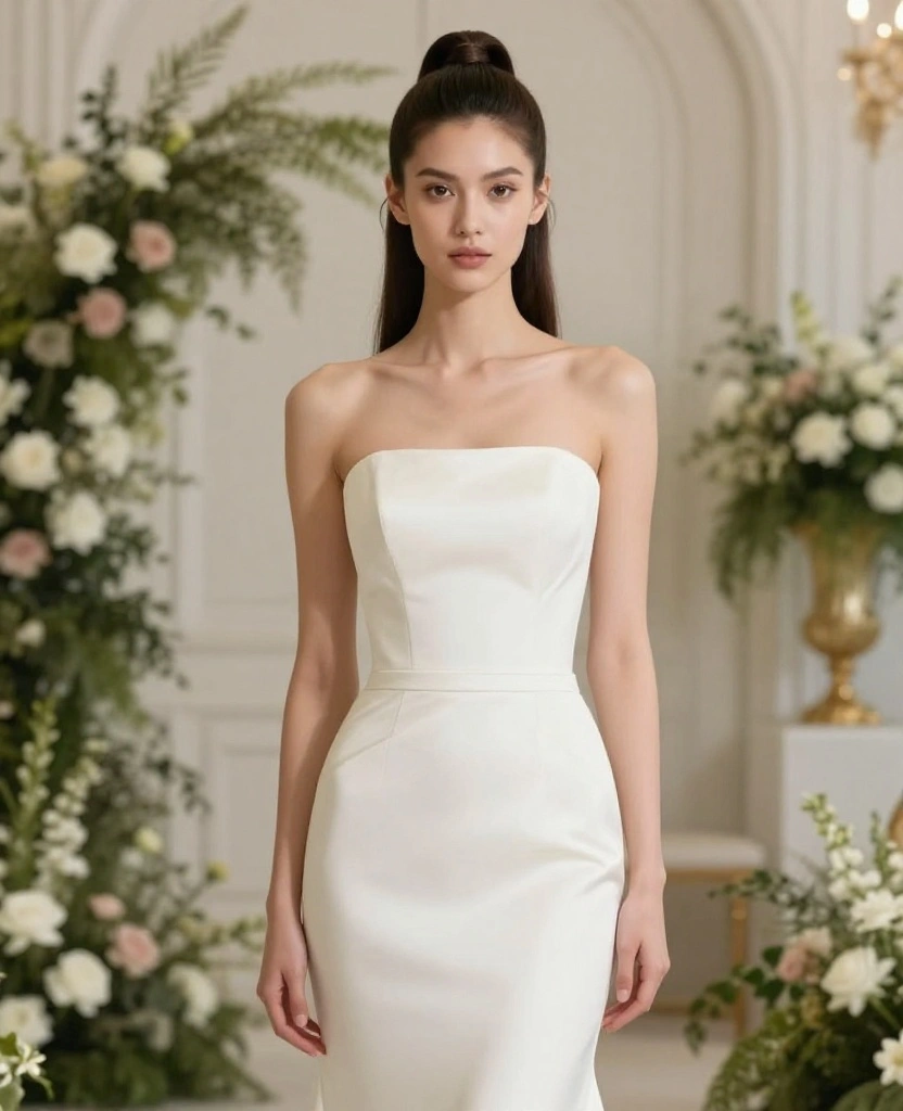 Elevate Your Look: Chic Sleek Ponytail Wedding Hairstyles for Modern Brides - 1. Classic High Sleek Ponytail 1