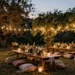 Enchanting Boho Outdoor Wedding Reception Lighting Ideas to Create Magical Evenings