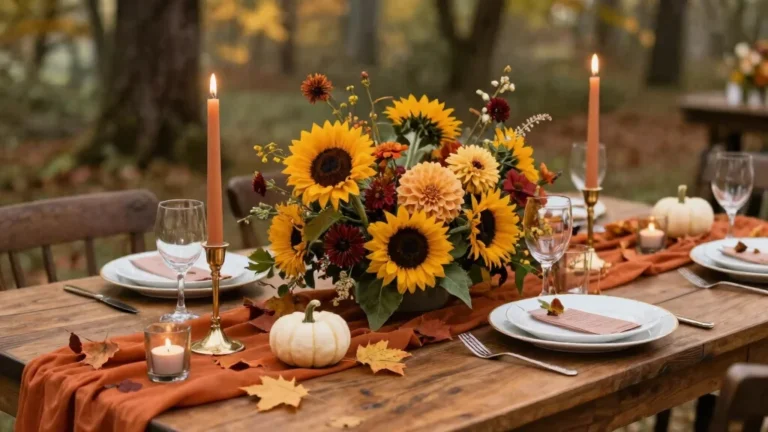 Enchanting Fall Wedding Table Decorations to Embrace Autumn's Rich Colors