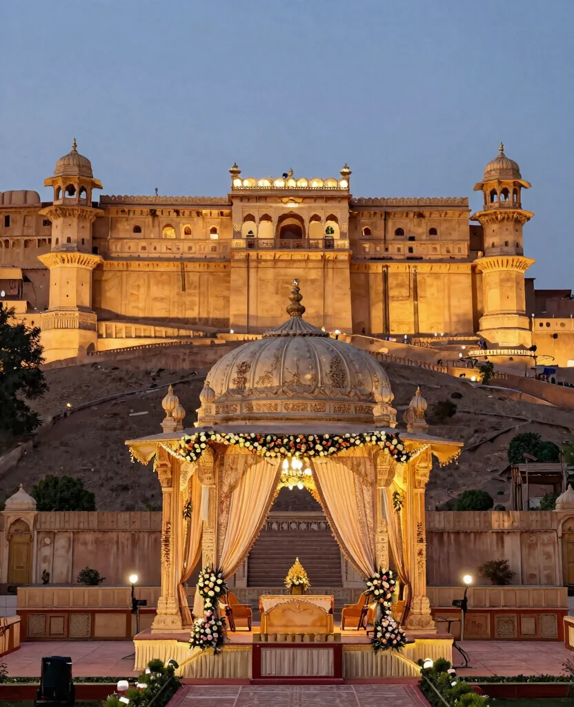 Explore Stunning Indian Destination Wedding Venues for Your Dream Celebration - 1. The Royal Forts of Rajasthan 1