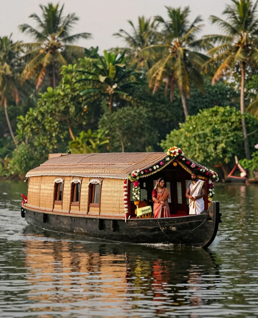 Explore Stunning Indian Destination Wedding Venues for Your Dream Celebration - 9. The Enchanting Backwaters of Kerala 1