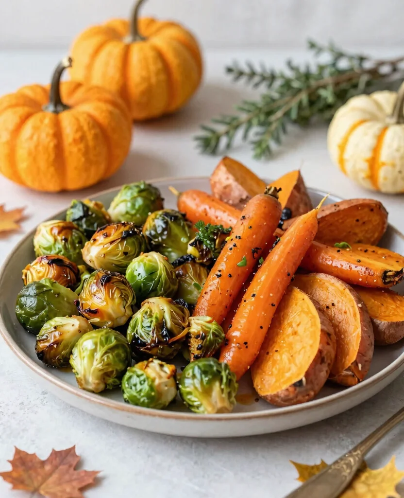Fall-Inspired Wedding Menu Ideas That Will Wow Your Guests and Set the Mood - 2. Maple-Glazed Roasted Vegetables 1