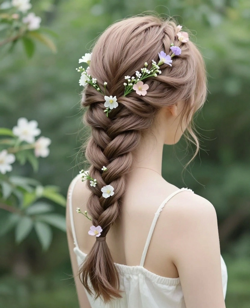 Gorgeous Braid Style Ideas: Bridal Hairstyles Perfect for Long Hair on Your Big Day - 5. Intricate Waterfall Braid 1