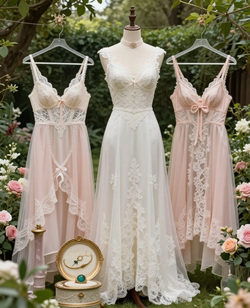 Indulge in Elegance: Luxurious Bridal Lingerie Ideas for Your Dream Destination Wedding - 3. Vintage-Inspired Lingerie: Capturing Timeless Glamour 1