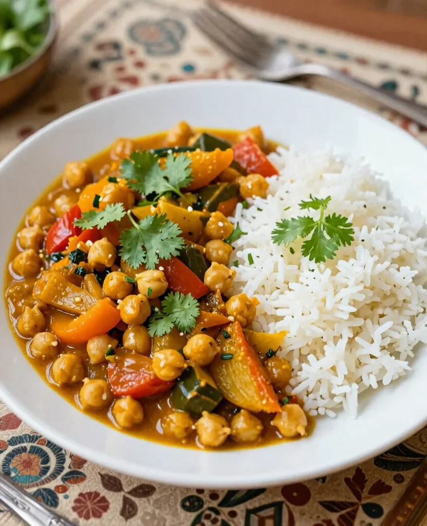 Inspiration for Delicious Vegan Wedding Meal Options That Will Wow Modern Couples - 9. Exotic Vegan Curry 1