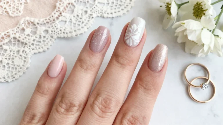 Simple and Elegant Wedding Nails Ideas for Every Bride's Perfect Day