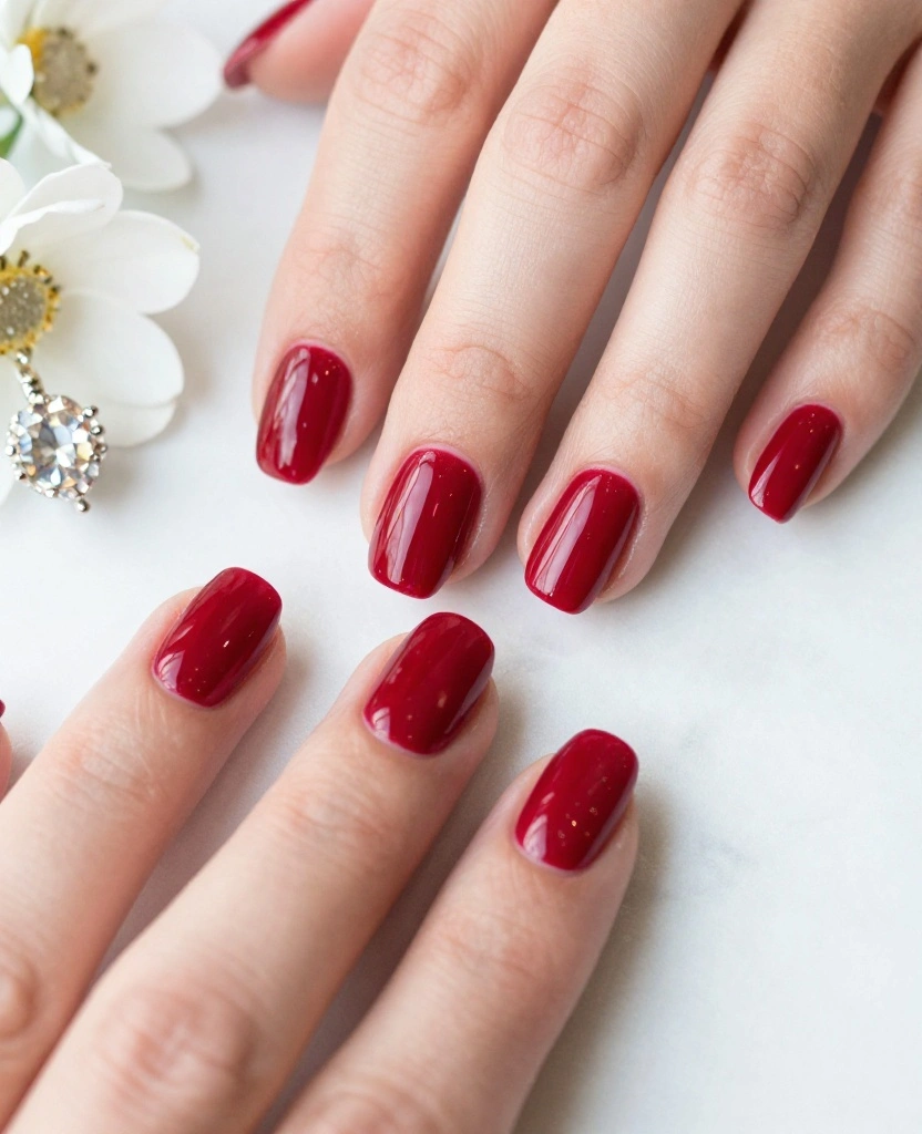 Simple and Elegant Wedding Nails Ideas for Every Bride's Perfect Day - 9. Bold Color Choices 1