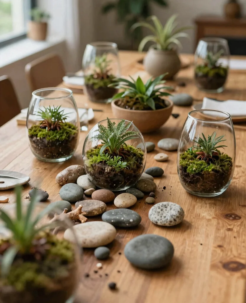 Stunning Bohemian Wedding Reception Decorations for a Dreamy Celebration - 7. Natural Elements and Organic Decor 1