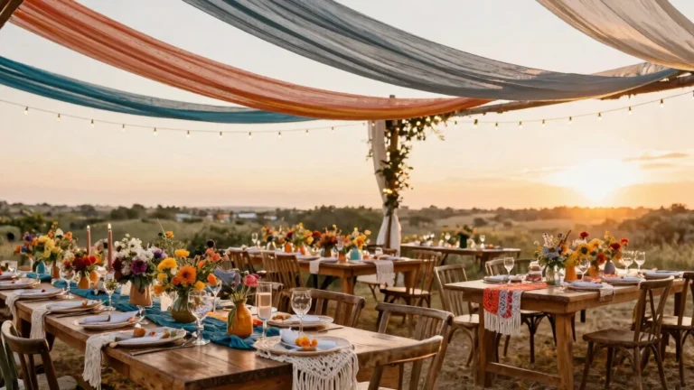 Stunning Bohemian Wedding Reception Decorations for a Dreamy Celebration