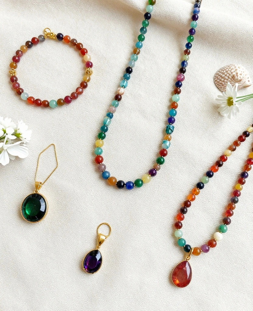 Stunning Destination Wedding Bridal Jewelry Ideas to Elevate Your Big Day - 8. Colorful Gemstone Accessories 1