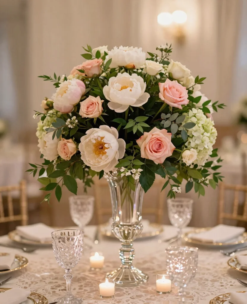 Stunning Elegant Wedding Centerpiece Ideas to Elevate Your Big Day Decor - 1. Classic Floral Arrangements 1