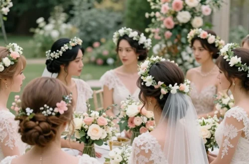 Stunning Floral Wedding Hair with Veil Ideas to Elevate Your Bridal Style
