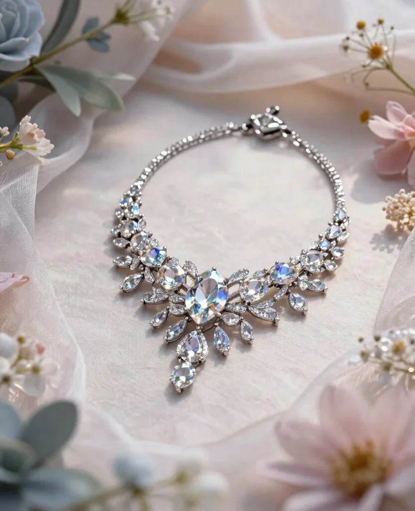 Stunning Outdoor-Themed Bridal Set Designs for a Dreamy Wedding Day Bliss - 10. Ethereal Dreamscapes 1
