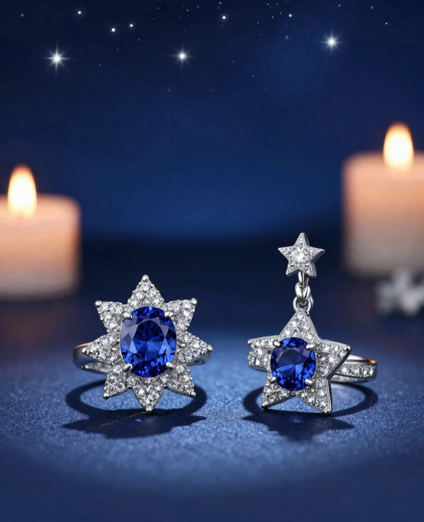 Stunning Outdoor-Themed Bridal Set Designs for a Dreamy Wedding Day Bliss - 5. Celestial Nights 1