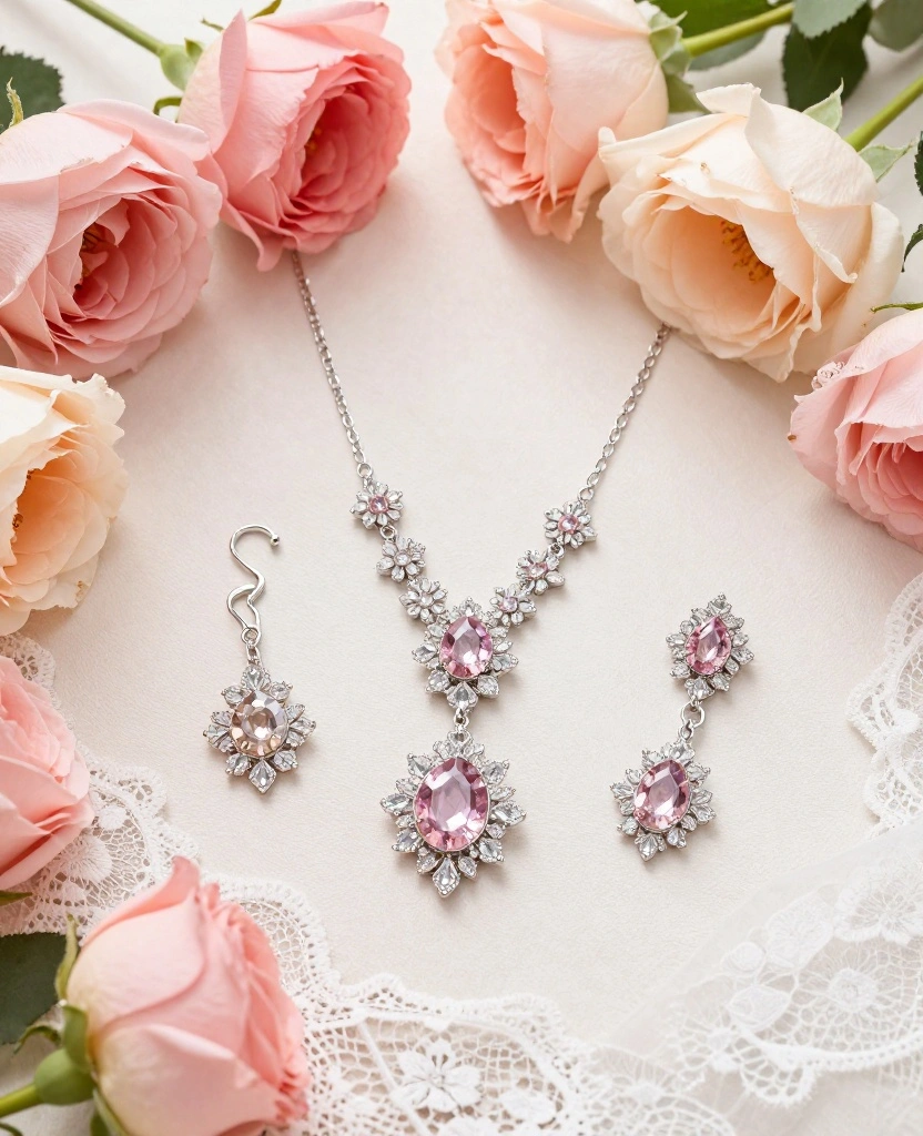 Stunning Outdoor-Themed Bridal Set Designs for a Dreamy Wedding Day Bliss - 9. Romantic Whispers 1