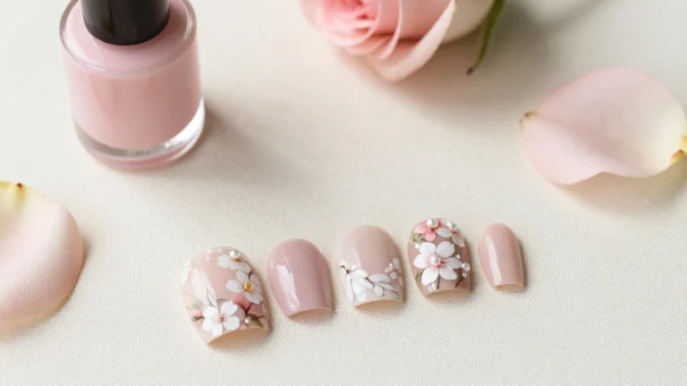 Stunning Short Wedding Nails Inspirations for Every Bride's Unique Style and Vibe