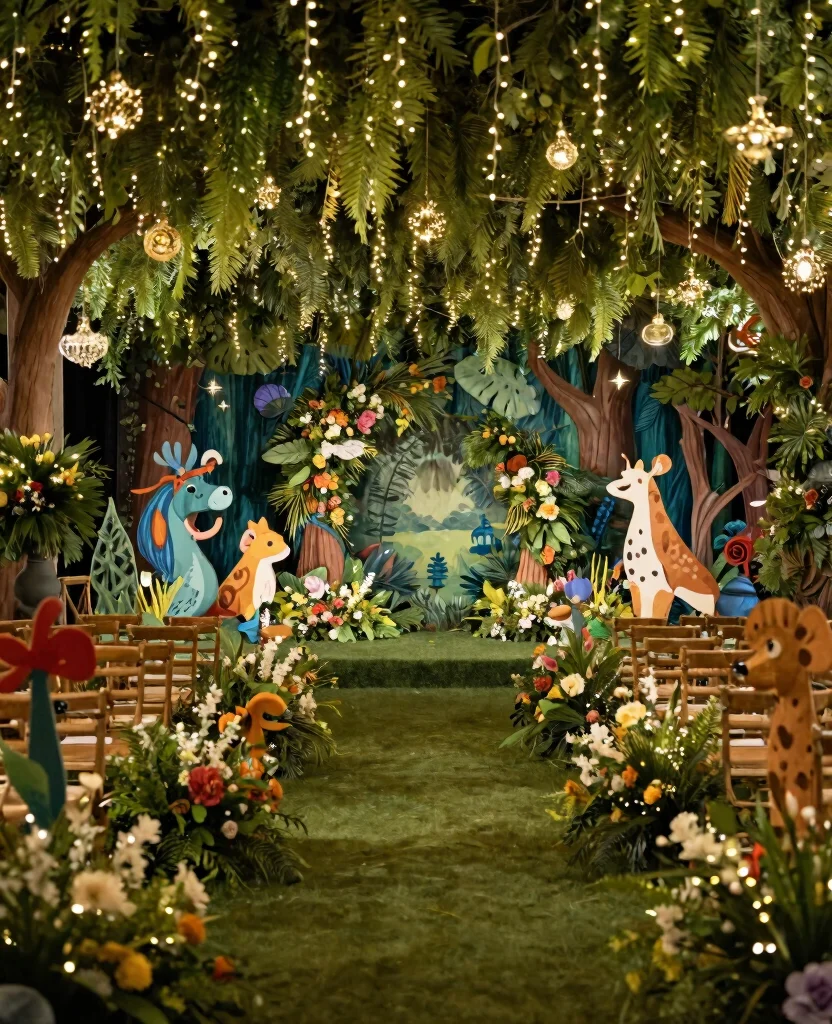 Stunning Wedding Aisle Decor Ideas That Will Leave Guests in Awe on Your Big Day - 10. Themed Elements 1