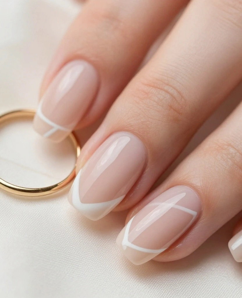 Stunning Wedding Nails Ideas for Brides: Elegant Looks for Your Perfect Day! - 5. Minimalist Chic 1