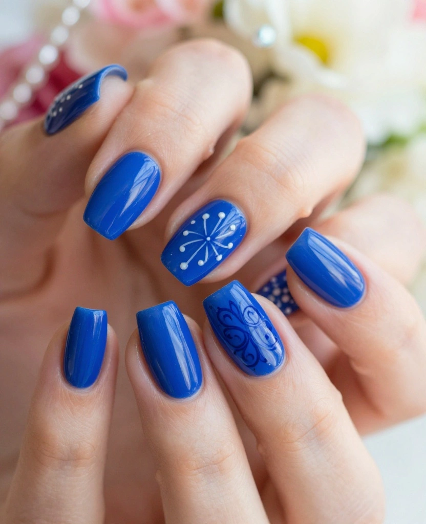 Stunning Wedding Nails Ideas for Brides: Elegant Looks for Your Perfect Day! - 7. Bold and Bright 1
