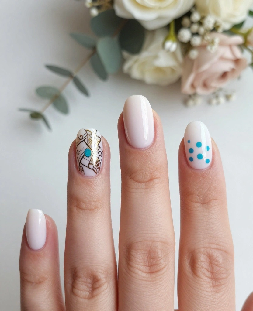 Stunning Wedding Nails for Guests: Perfect Designs for Every Season and Style - 8. Artistic Expression: Unique Nail Art 1