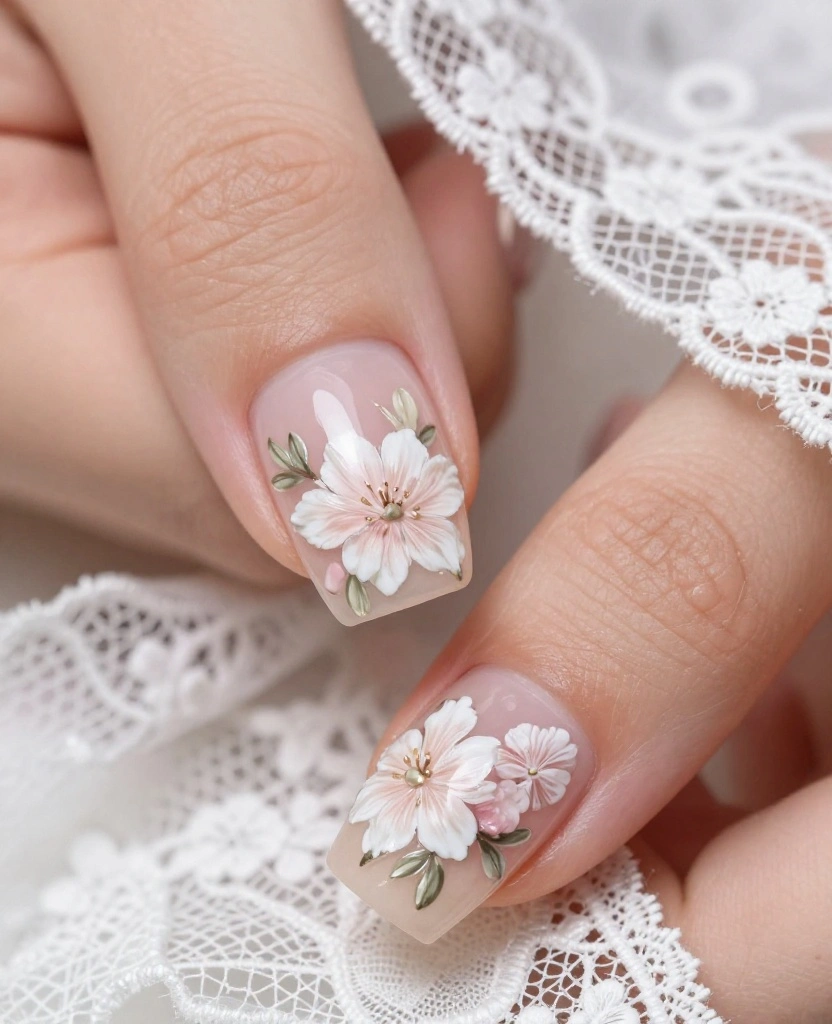 Stunning Wedding Nails for Your Bridal Look: Ideas for Every Style and Theme - 10. Press-On Nails for the Busy Bride 1