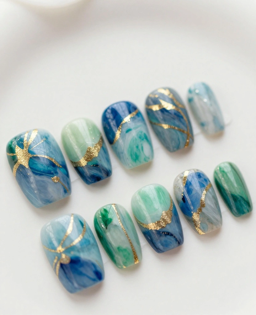 Stunning Wedding Nails for Your Bridal Look: Ideas for Every Style and Theme - 9. Artistic Designs 1