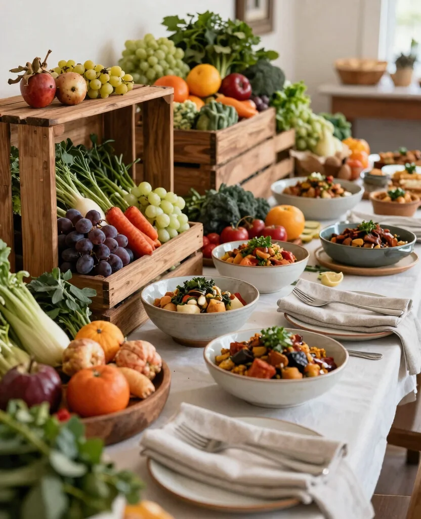 Transform Your Big Day: Inspiring Rustic Wedding Decor Ideas to Enchant Your Guests - 7. Farm-to-Table Dining Experience 1